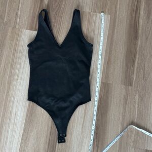 Abercrombie & Fitch Faux Leather Bodysuit